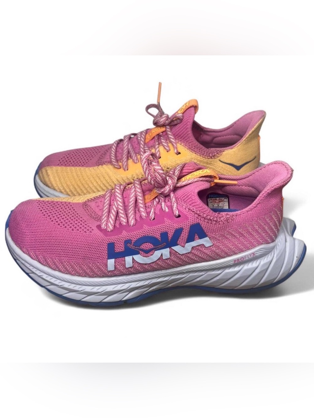 Hoka Carbon X 3 two toned Running Sneakers 7.5